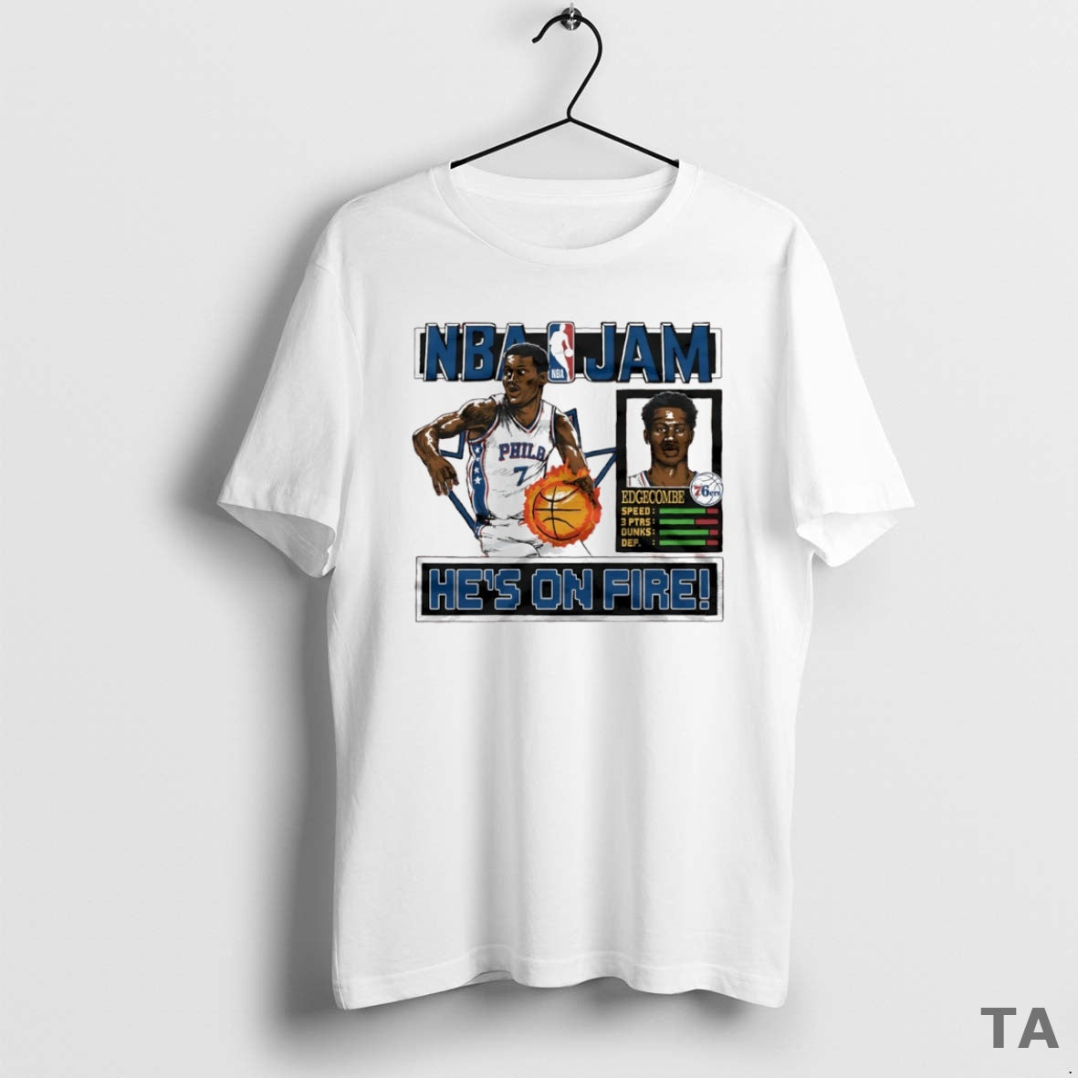 Top Nba Jam Philadelphia 76ers V J T Shirt Sweater Hoodie, Sweatshirt | InkRitualCo.com