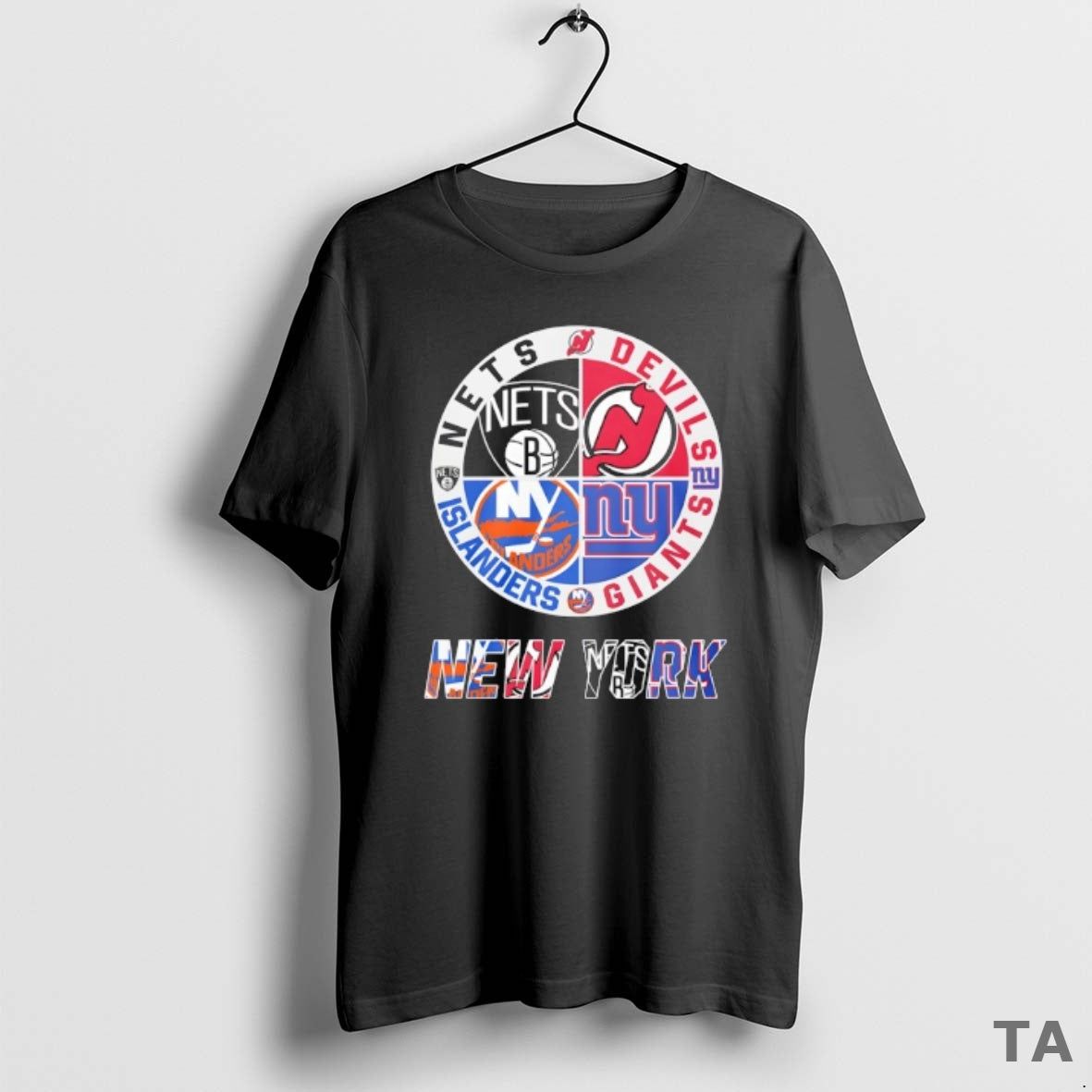 Top New Jersey Devils Brooklyn Nets New York Islanders New York Islanders Mashup Logo T-Shirts, Hoodie, Sweatshirt