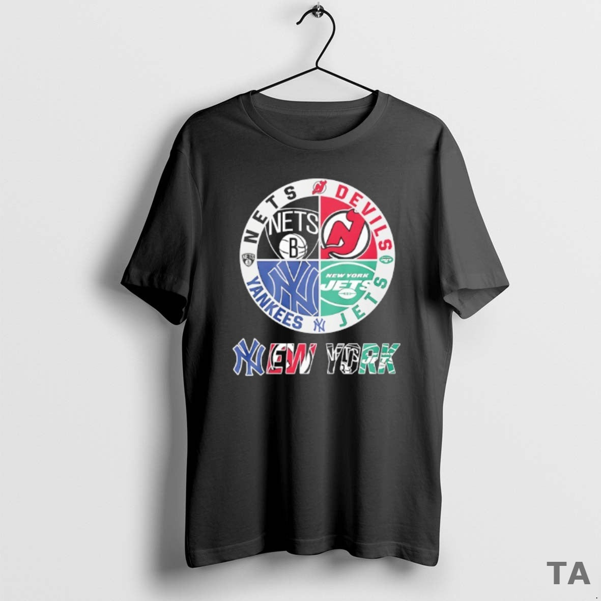 Top New York Nets New York Jersey Devils New York Mets New York Jets Mashup T-Shirts, Hoodie, Sweatshirt | InkRitualCo.com