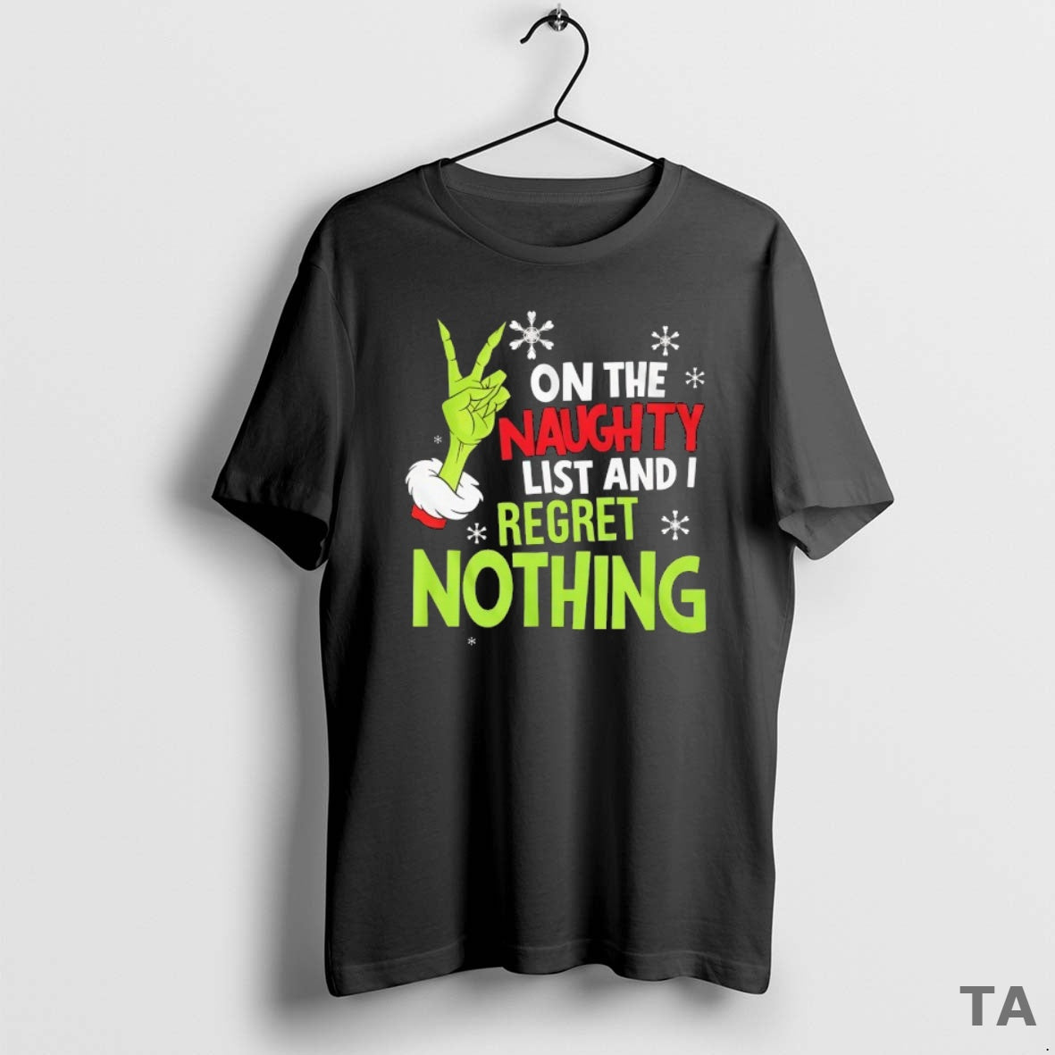 Top On The Naughty List And I Regret Nothing T Shirt Sweater Hoodie, Sweatshirt | InkRitualCo.com