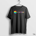 Top Pacman Gay Pride Flag T Shirt Sweater Hoodie, Sweatshirt | InkRitualCo.com