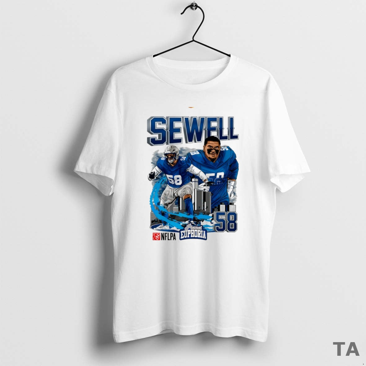 Top Penei Sewell 58 Detroit Lions Football Comic Circle T Shirt Sweater Hoodie, Sweatshirt | InkRitualCo.com