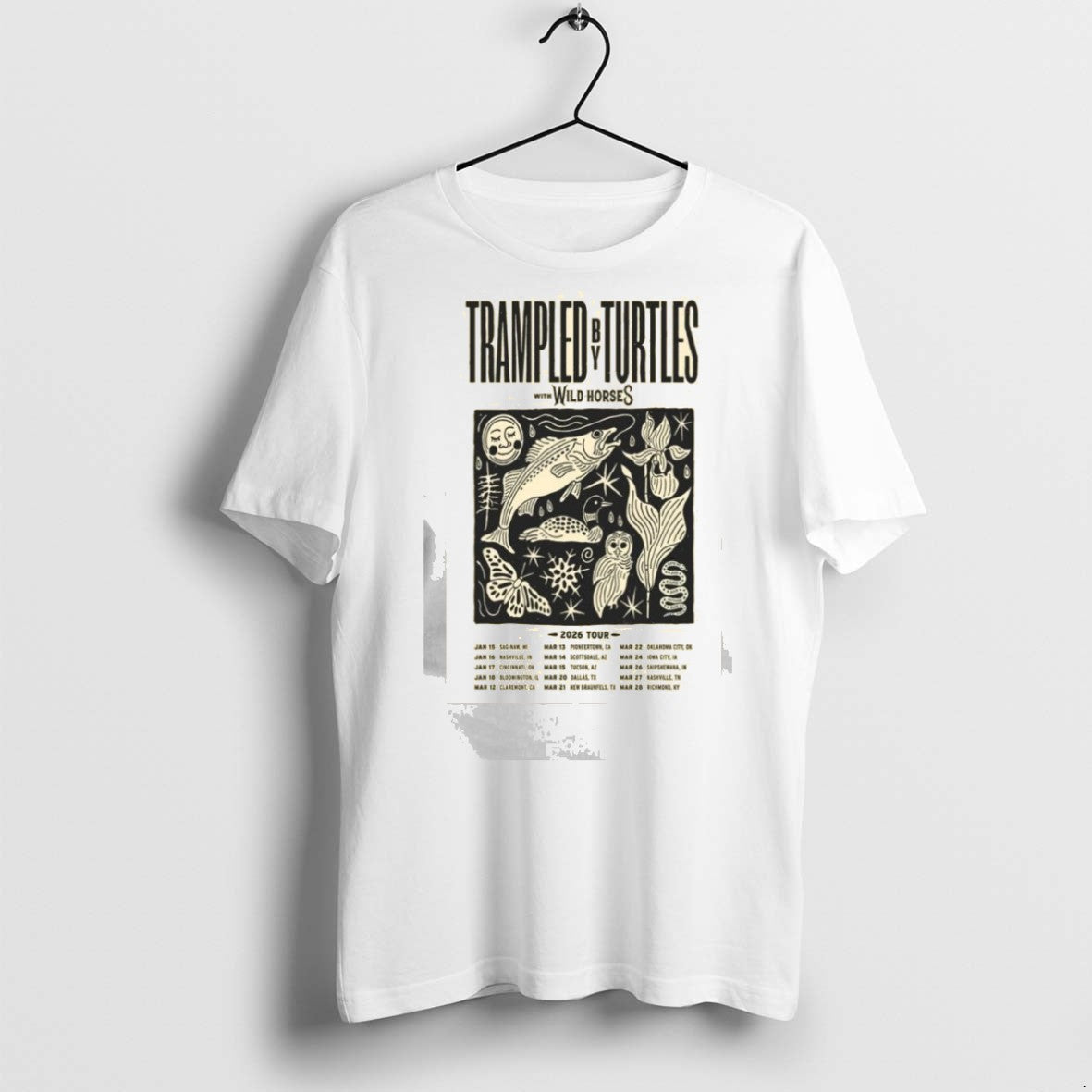 Premium Trampled By Turtles With Wild Horses 2026 Tour T Shirts Hoodie, Sweatshirt | InkRitualCo.com