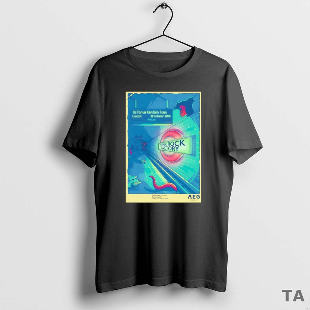 Top Punk Rock Factory Event London Uk On Oct 31 2025 T Shirt Sweater Hoodie, Sweatshirt | InkRitualCo.com