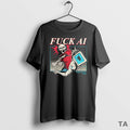 Top Skeleton Fuck Ai Support Human Artists T Shirt Sweater Hoodie, Sweatshirt | InkRitualCo.com