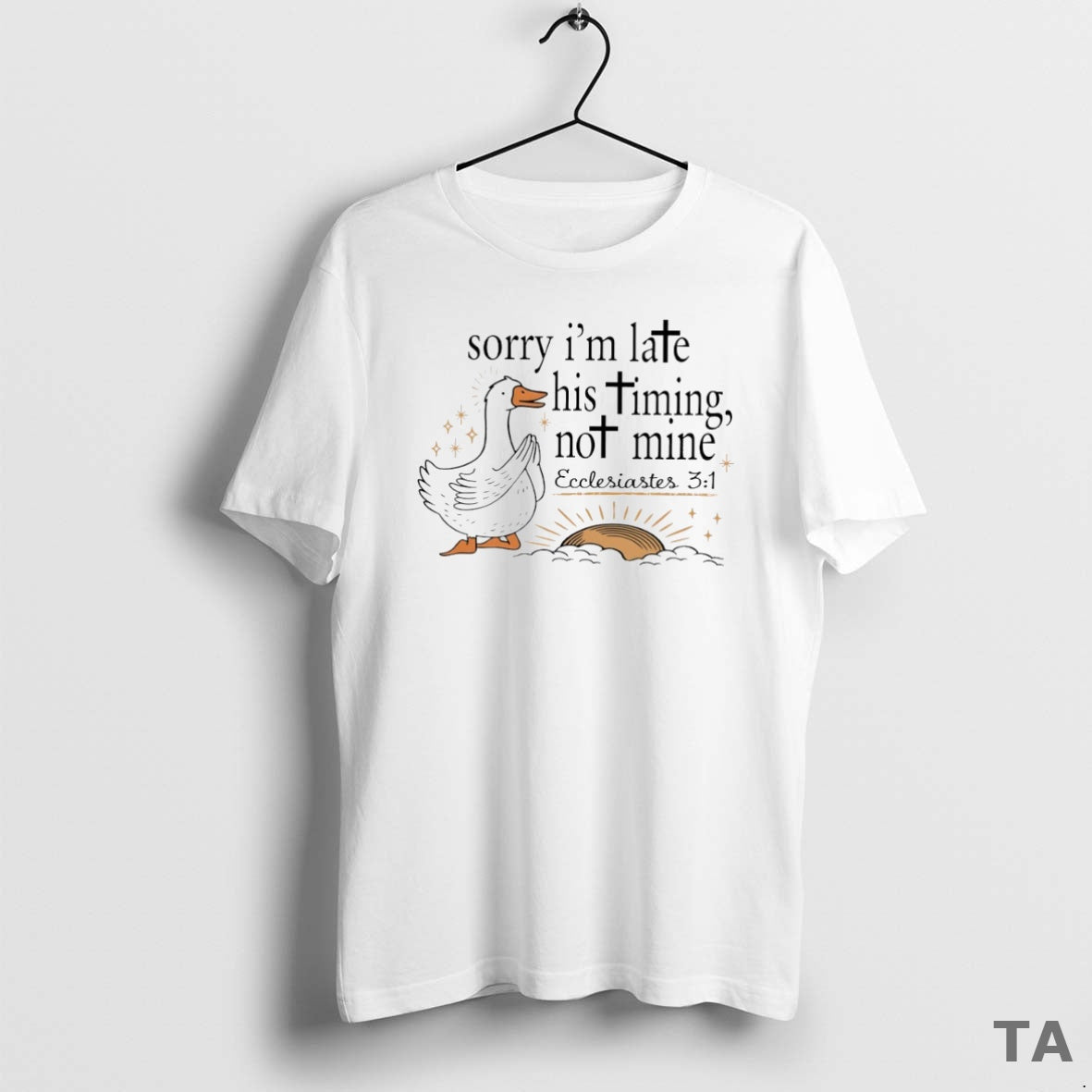 Top Sorry Im Late His Timing Not Mine Circle T Shirt Sweater Hoodie, Sweatshirt | InkRitualCo.com