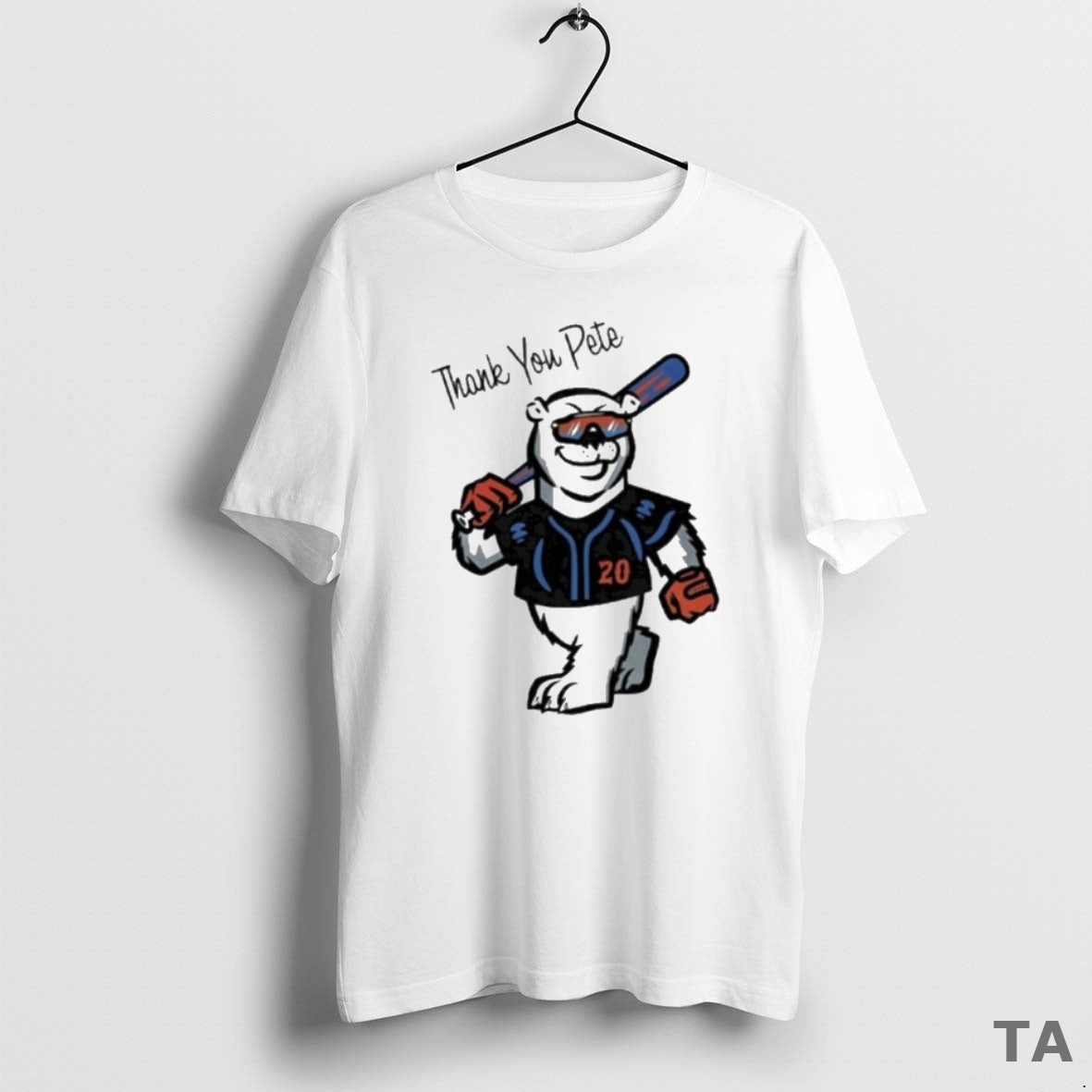 Top Thank You Pete Alonso Polar Bear New York Mets T Shirt Sweater Hoodie, Sweatshirt | InkRitualCo.com