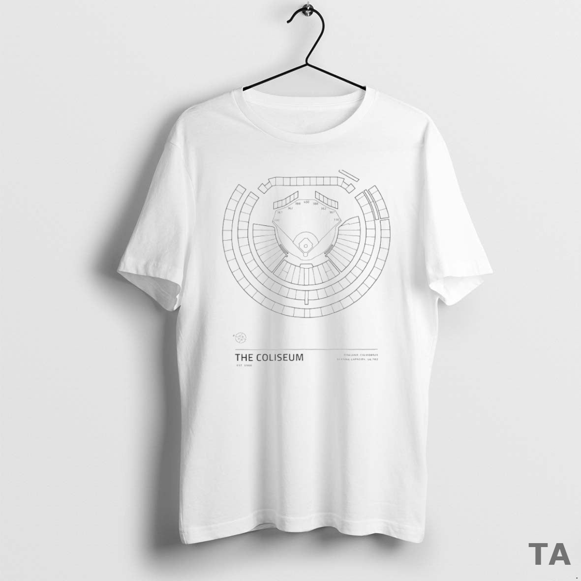 Top The Coliseum Oakland California Stadium Circle T Shirt Sweater Hoodie, Sweatshirt | InkRitualCo.com