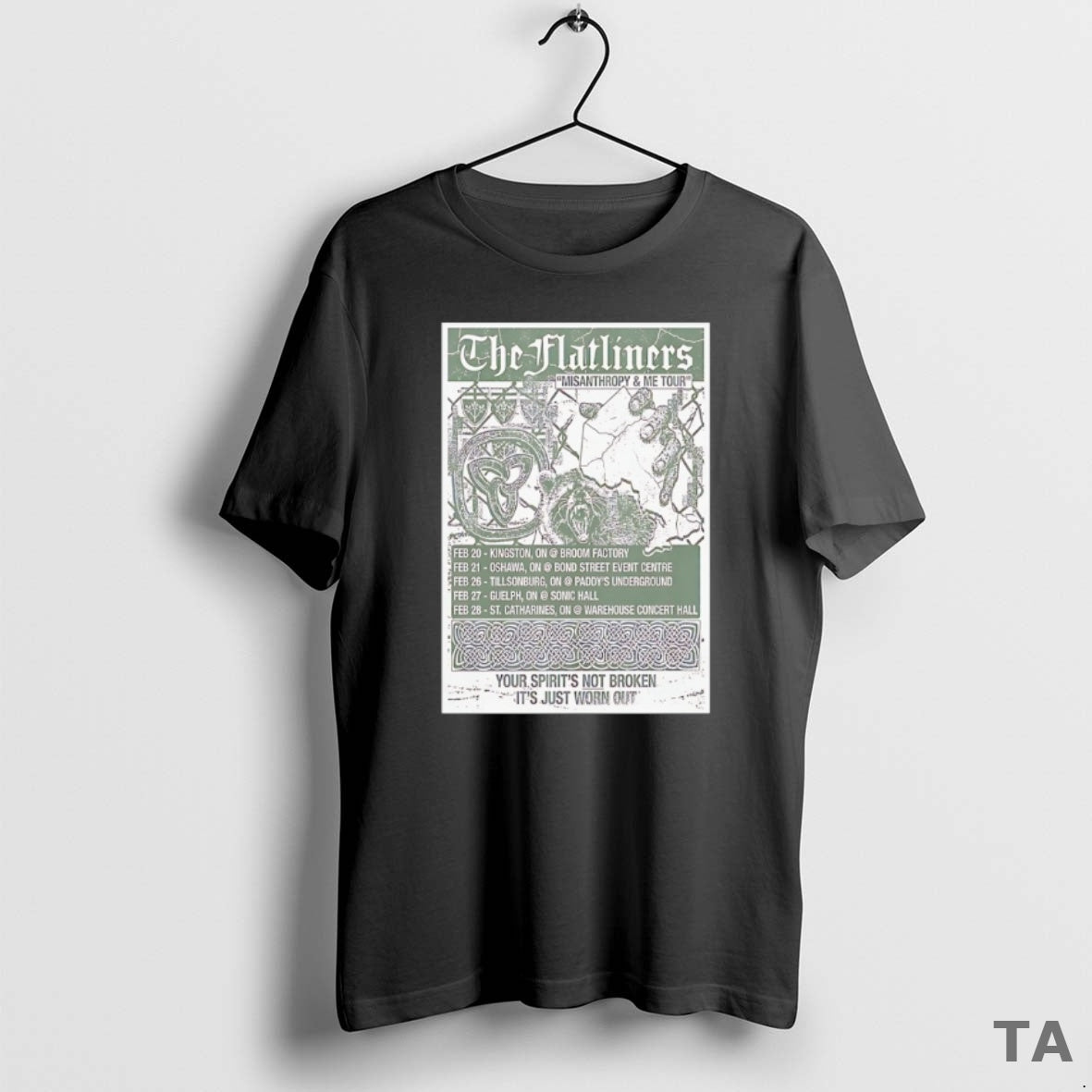 Top The Flatliners Misanthropy And Me Tour 2026 T Shirt Sweater Hoodie, Sweatshirt | InkRitualCo.com