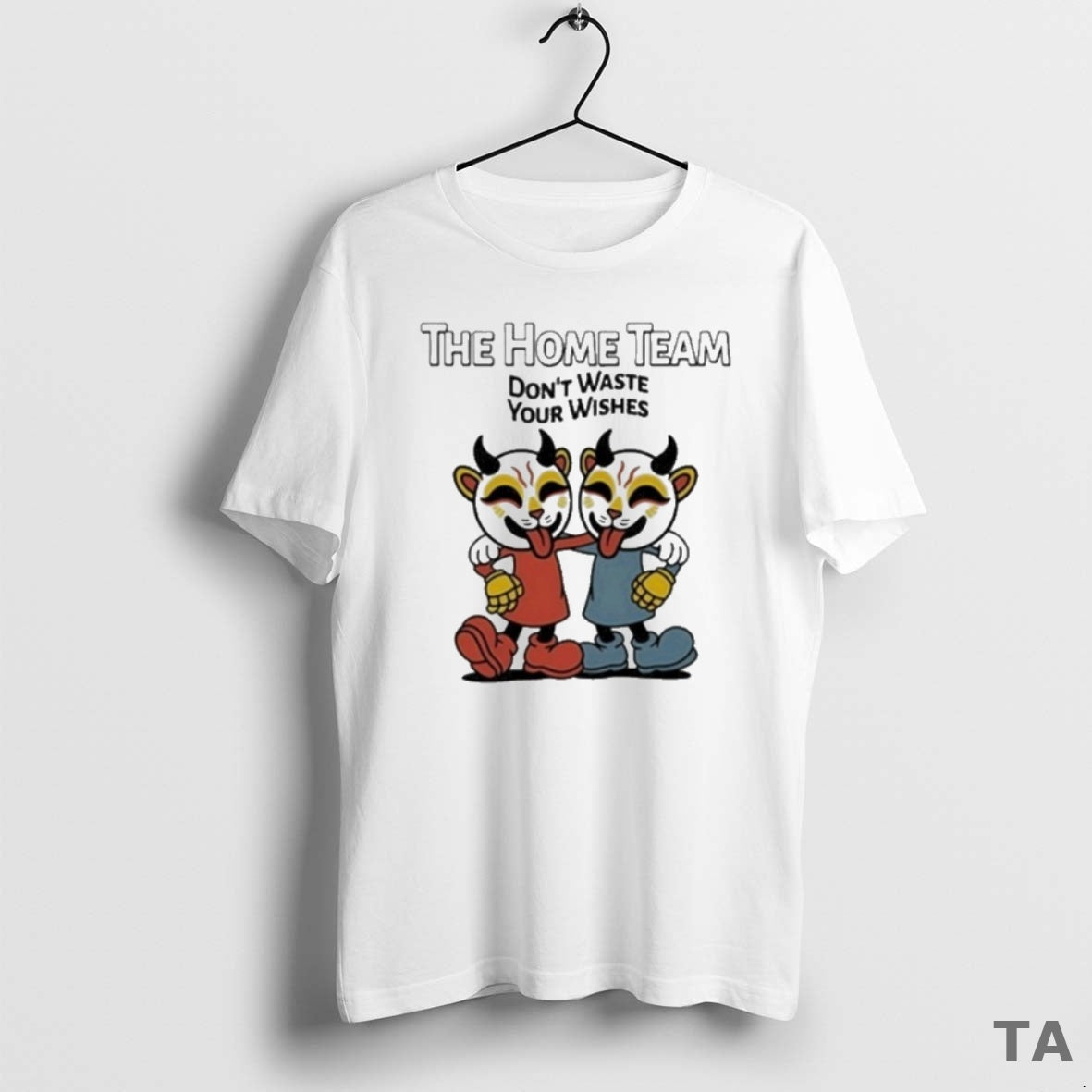 Top The Home Team Dont Waste Your Wishes Cuphead T Shirt Sweater Hoodie, Sweatshirt | InkRitualCo.com