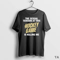 Top The Sexual Tension At This Hockey Game Is Killing Me T Shirt Sweater Hoodie, Sweatshirt | InkRitualCo.com