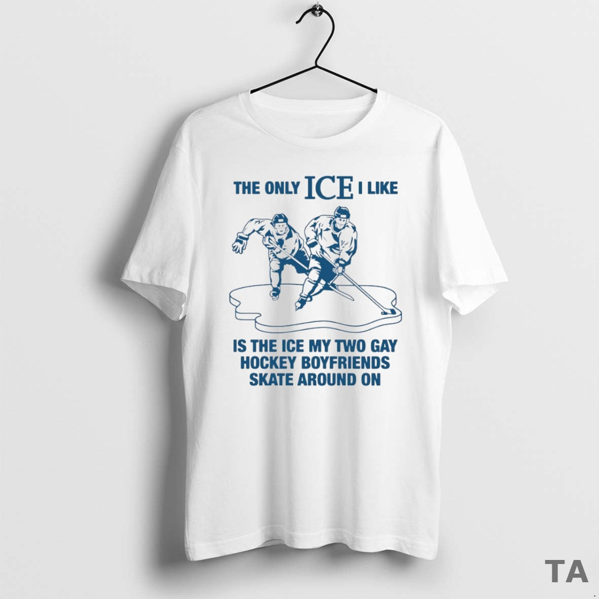 Top The Only Ice I Like Is The Ice My Two Gay Hockey Boyfriends Skate T-Shirts, Hoodie, Sweatshirt | InkRitualCo.com
