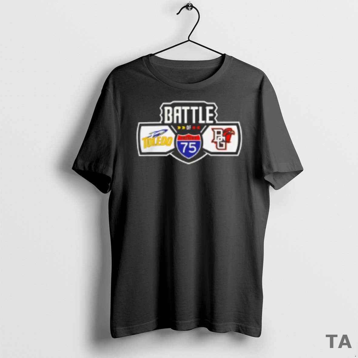 Top Toledo Rockets Vs Bowling Green Falcons Football Battle Of I 75 Logo T-Shirts, Hoodie, Sweatshirt | InkRitualCo.com