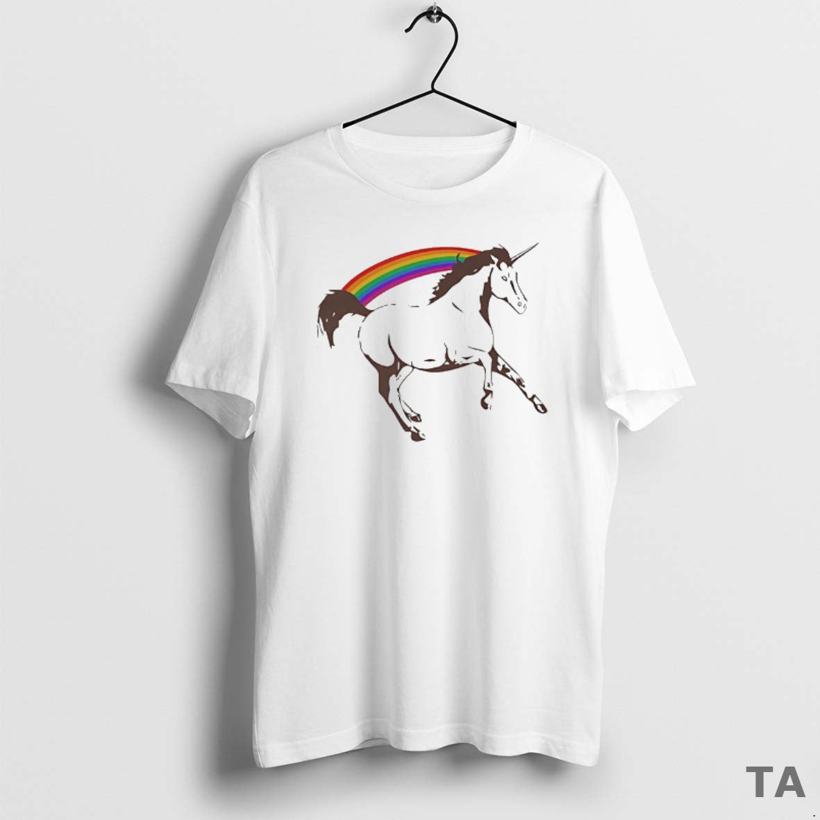 Top Unicorn With Rainbow Sketch T Shirt Sweater Hoodie, Sweatshirt | InkRitualCo.com