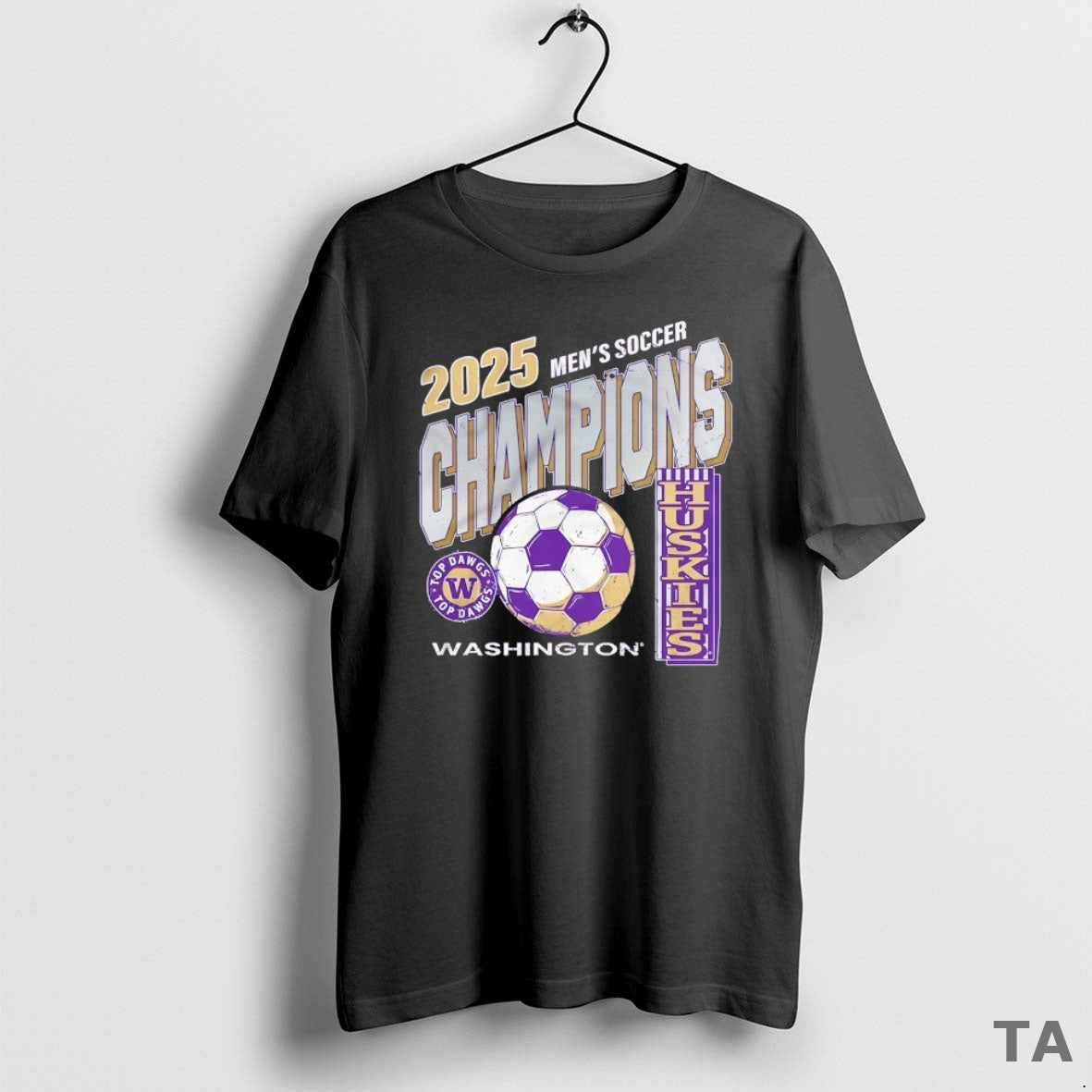 Top Washington Huskies 2025 Mens Soccer Champions T Shirt Sweater Hoodie, Sweatshirt | InkRitualCo.com
