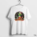 Top Grinch Santa Orange Theory Make Me Happy You Not So Much Christmas Lights T-Shirts, Hoodie, Sweatshirt | InkRitualCo.com