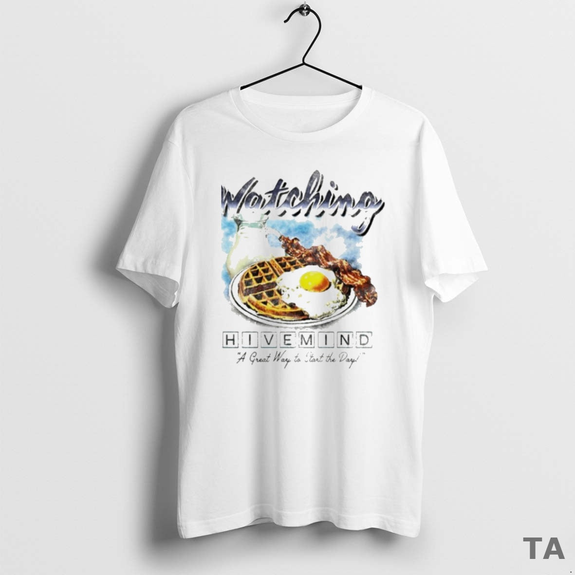 Top Watching Hivemind A Great Way To Start The Day Breakfast T Shirt Sweater Hoodie, Sweatshirt | InkRitualCo.com