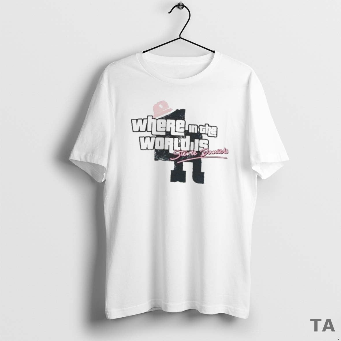 Top Where In The World Is Stevie Daniels T Shirt Sweater Hoodie, Sweatshirt | InkRitualCo.com