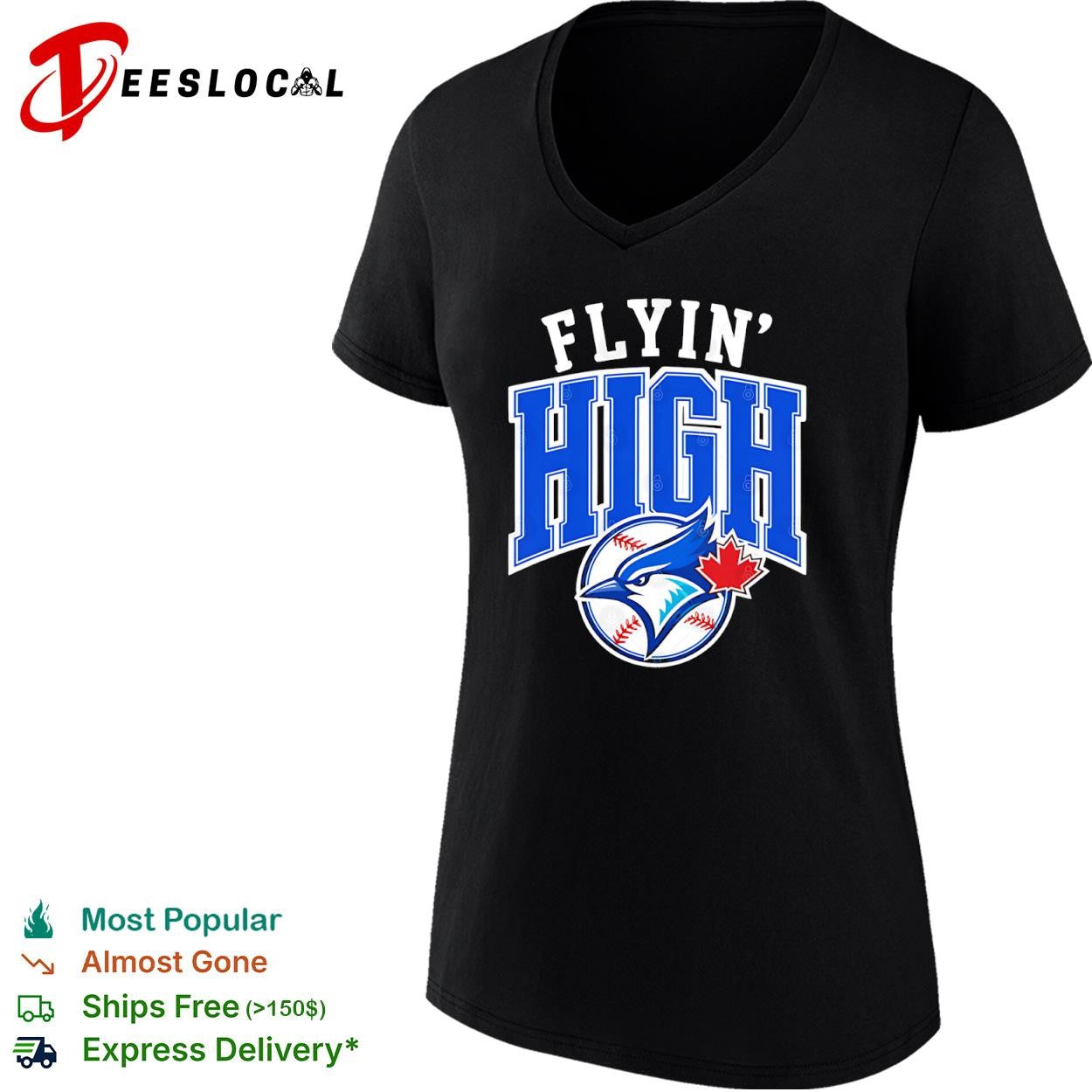 Toronto Blue Jays flyin high logo shirt