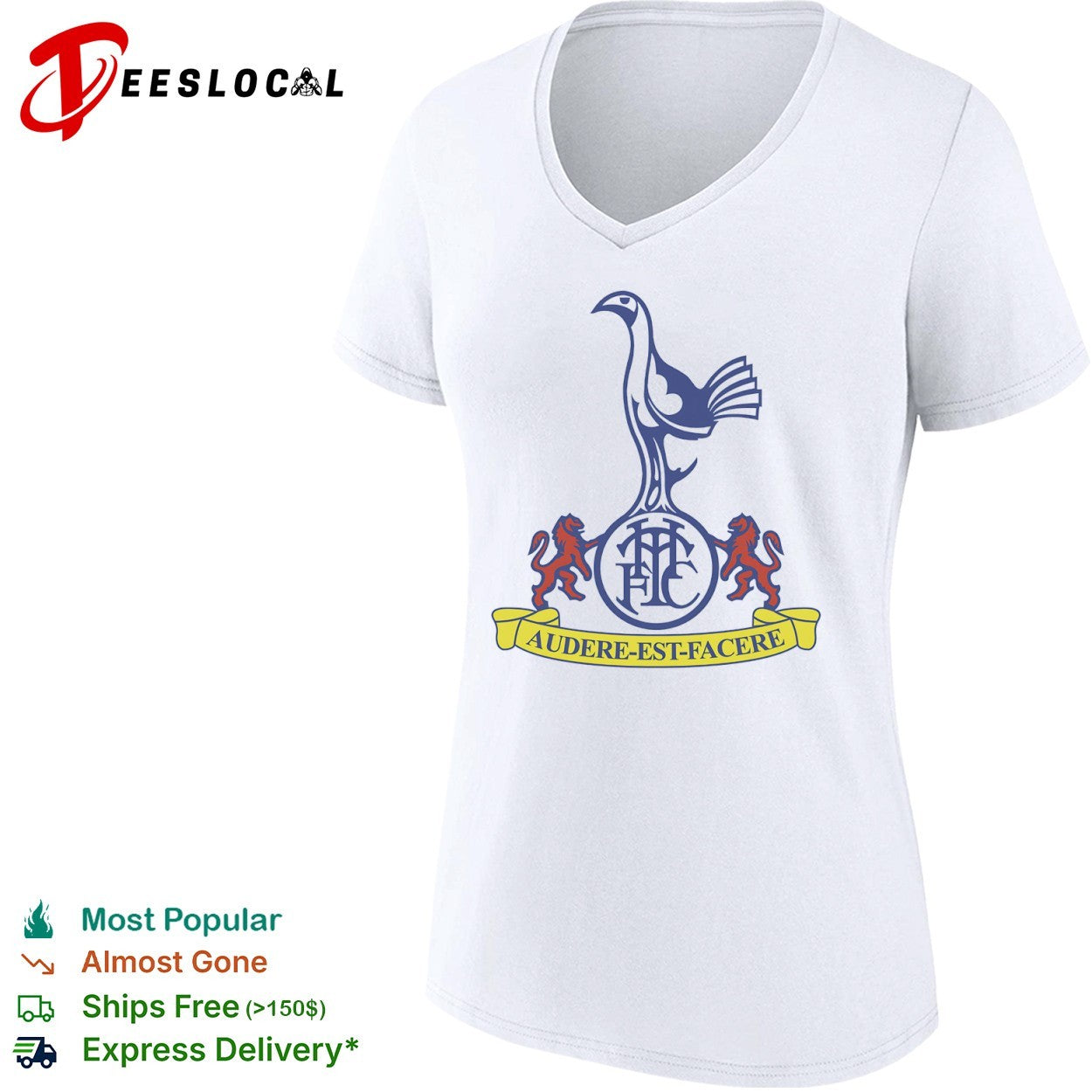 Tottenham Hotspur Football Club Audere Est Facere Monogram Crest Heritage shirt