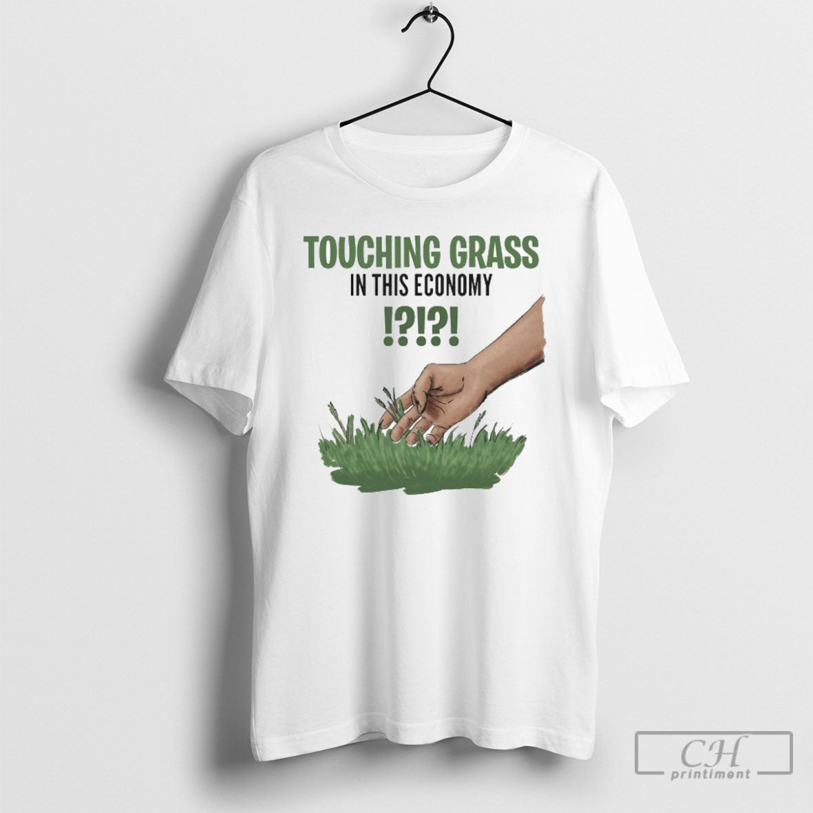 Touching Grass In This Economy Hands T-Shirts, Hoodie, Sweatshirt | InkRitualCo.com