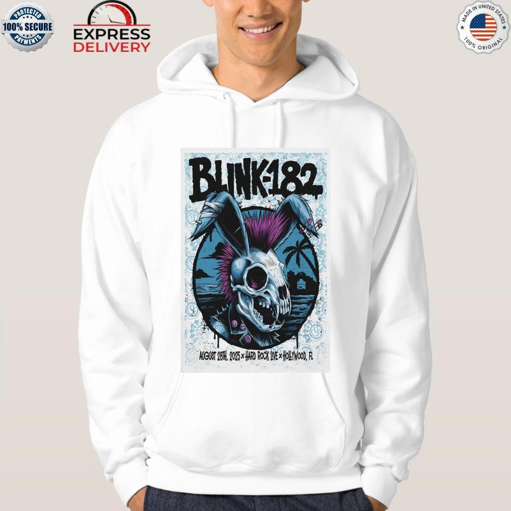 Tour 2025 Hollywood, FL Blink 182 Shirt