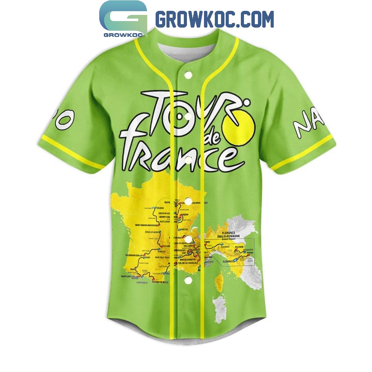 Tour De France 111th Personalized Baseball Jersey