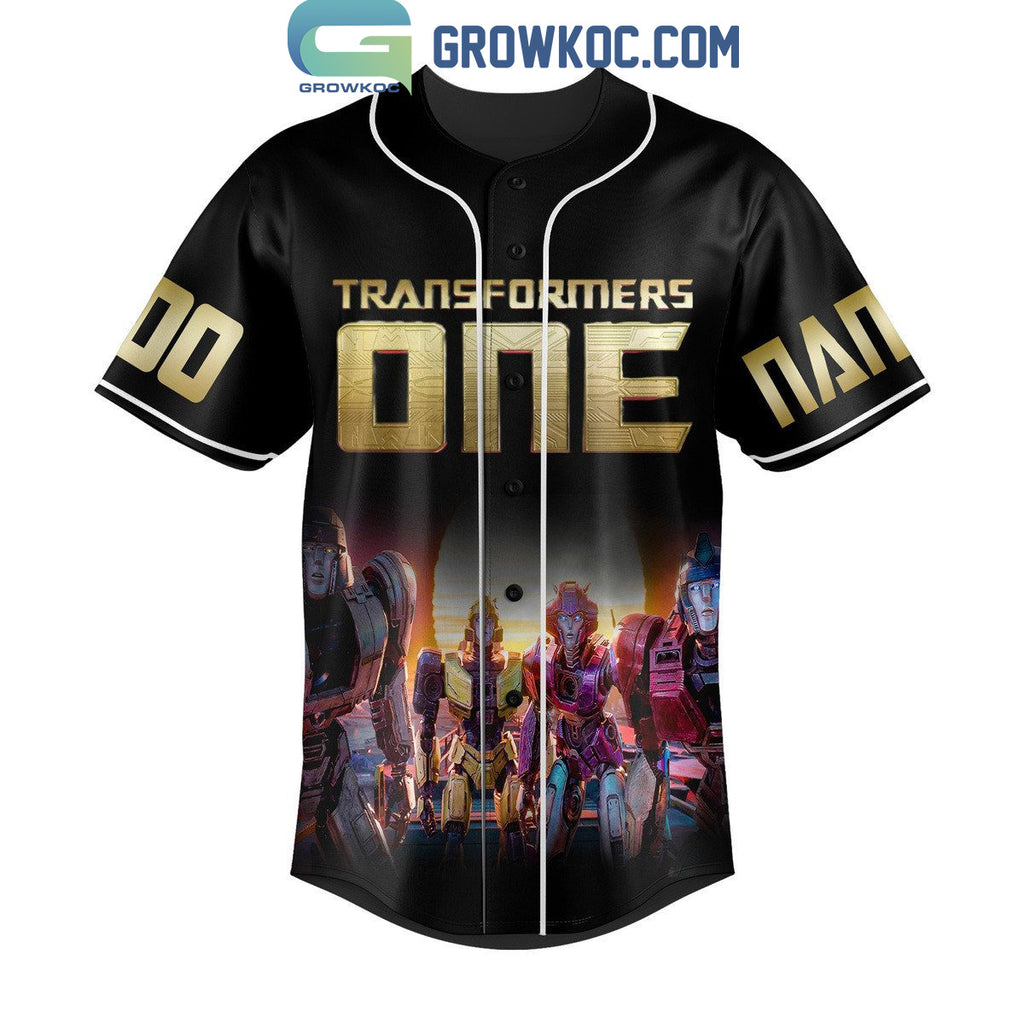 Transformers One Every Transformers Has An Origin Personalized Baseball Jersey