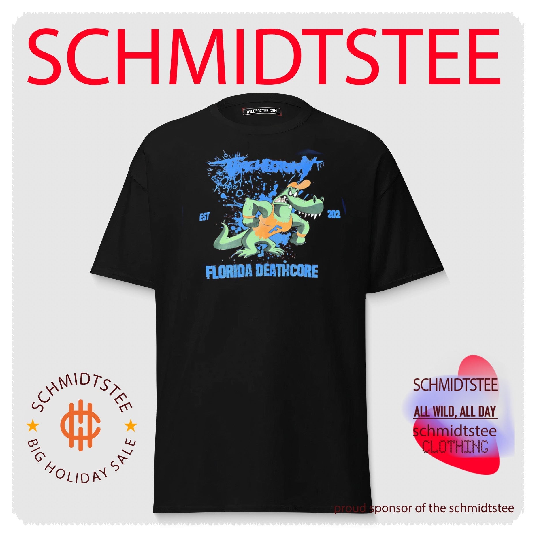 Trapped Under Ice Florida Deathcore Gator shirt