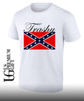 Trashy Confederate flag shirt