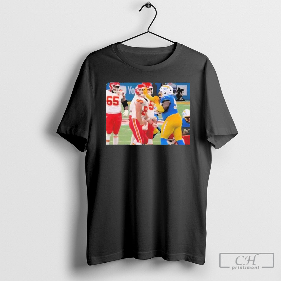Travis Kelce Takes Slap To Face During Smacked Teair Tart Los Angeles Chargers T-Shirts, Hoodie, Sweatshirt | InkRitualCo.com