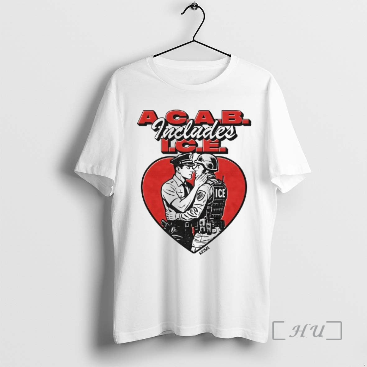 Trending Acab Includes Ice Anti Police Heart Shape T-Shirts, Hoodie, Sweatshirt | InkRitualCo.com