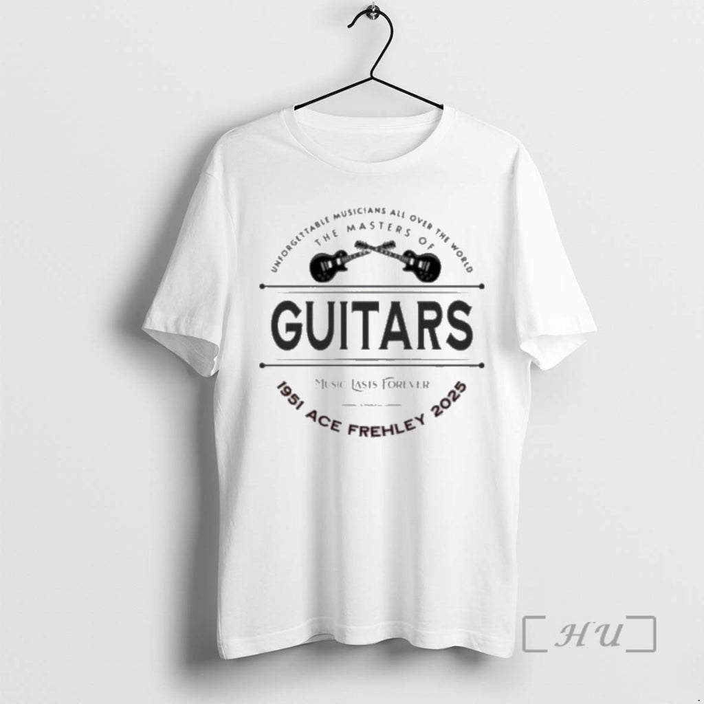 Trending Ace Frehley 1951 2025 Music Lasts Forever T-Shirts, Hoodie, Sweatshirt | InkRitualCo.com