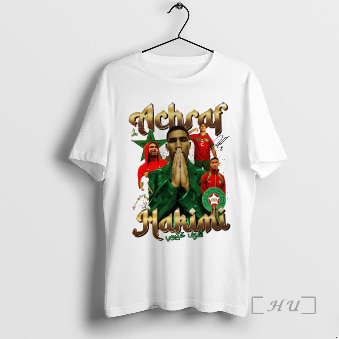 Trending Achraf Hakimi Morocco National Team World Cup 2026 Graphic Signature Premium T Shirts Sweater Hoodie, Sweatshirt