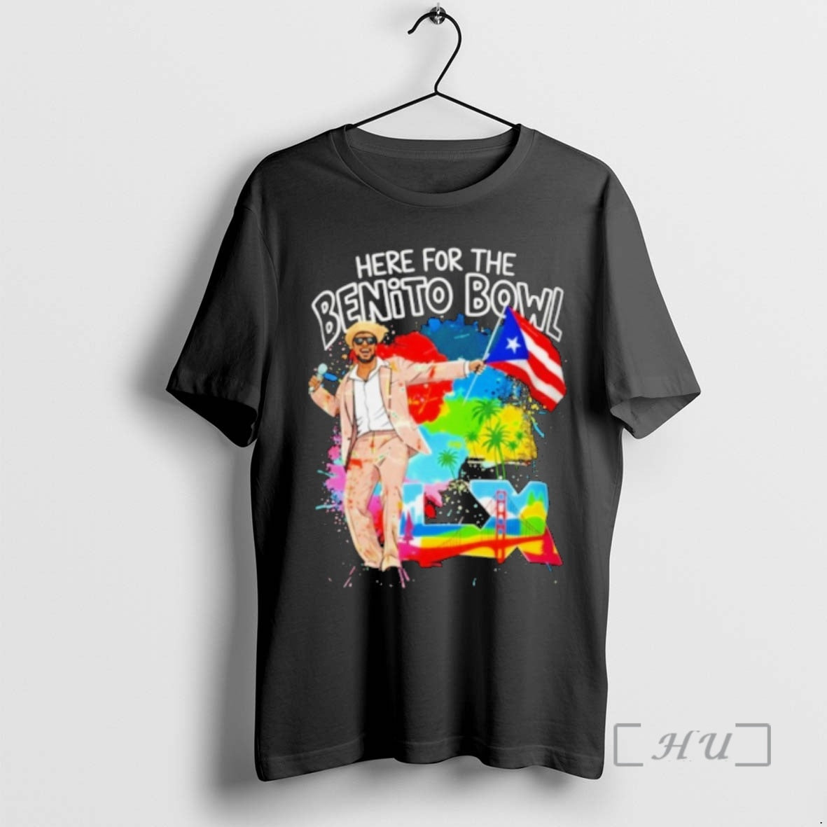 Trending Bad Bunny Here For The Benito Bowl 2026 T-Shirts, Hoodie, Sweatshirt | InkRitualCo.com