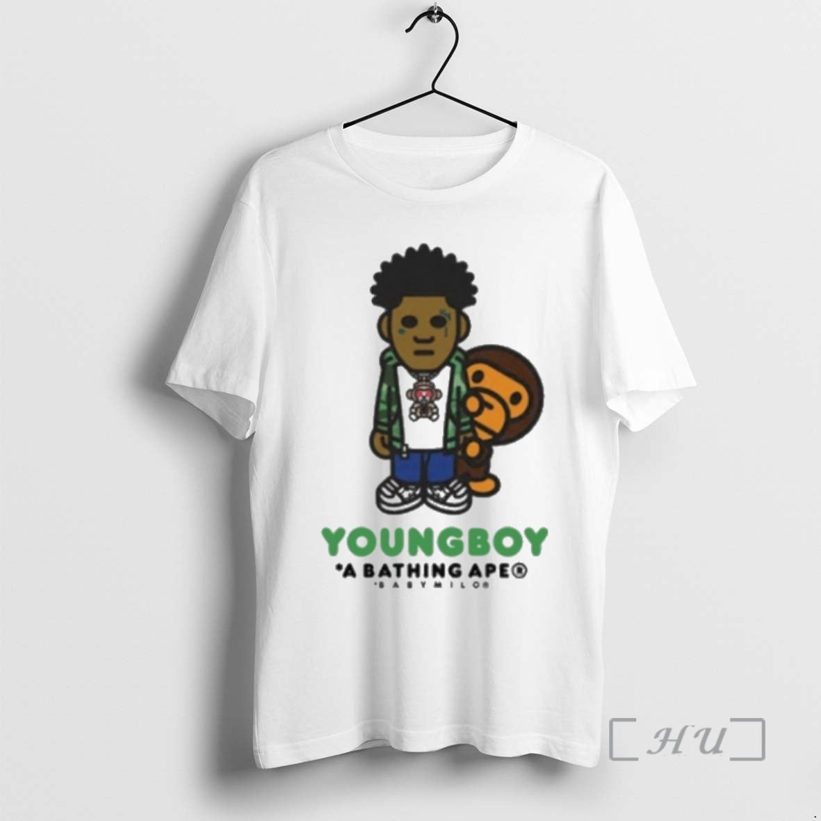 Trending Bape X Youngboy Never Broke Again Milo T-Shirts, Hoodie, Sweatshirt | InkRitualCo.com