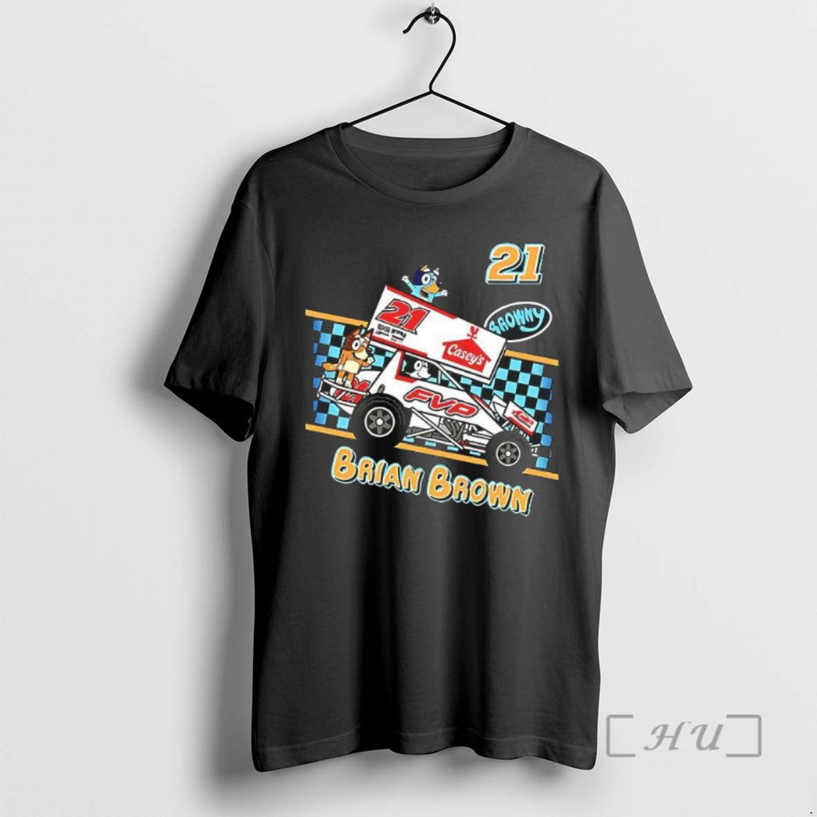 Trending Bluey Brian Brown Caseys Fvp Racing 21 T-Shirts, Hoodie, Sweatshirt | InkRitualCo.com