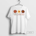 Trending Boho Fall Floral Christian Grateful Thankful Blessed God Is Faithful In Every Season Graphic T-Shirts, Hoodie,...