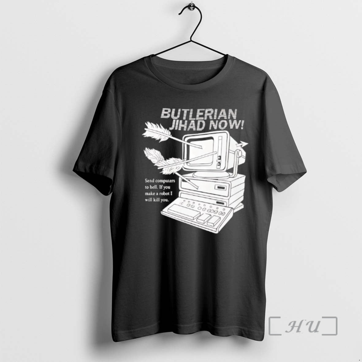 Trending Butlerian Jihad Now Send Computer To Hell If You Make A Robot I Will T-Shirts, Hoodie, Sweatshirt | InkRitualCo.com