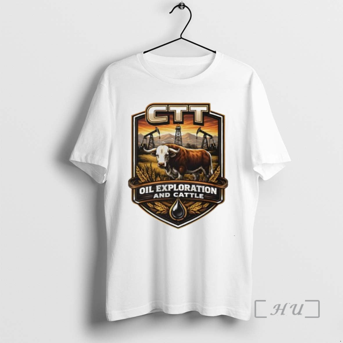 Trending Ctt Oil Exploration And Cattle Retro Funny T-Shirts, Hoodie, Sweatshirt | InkRitualCo.com