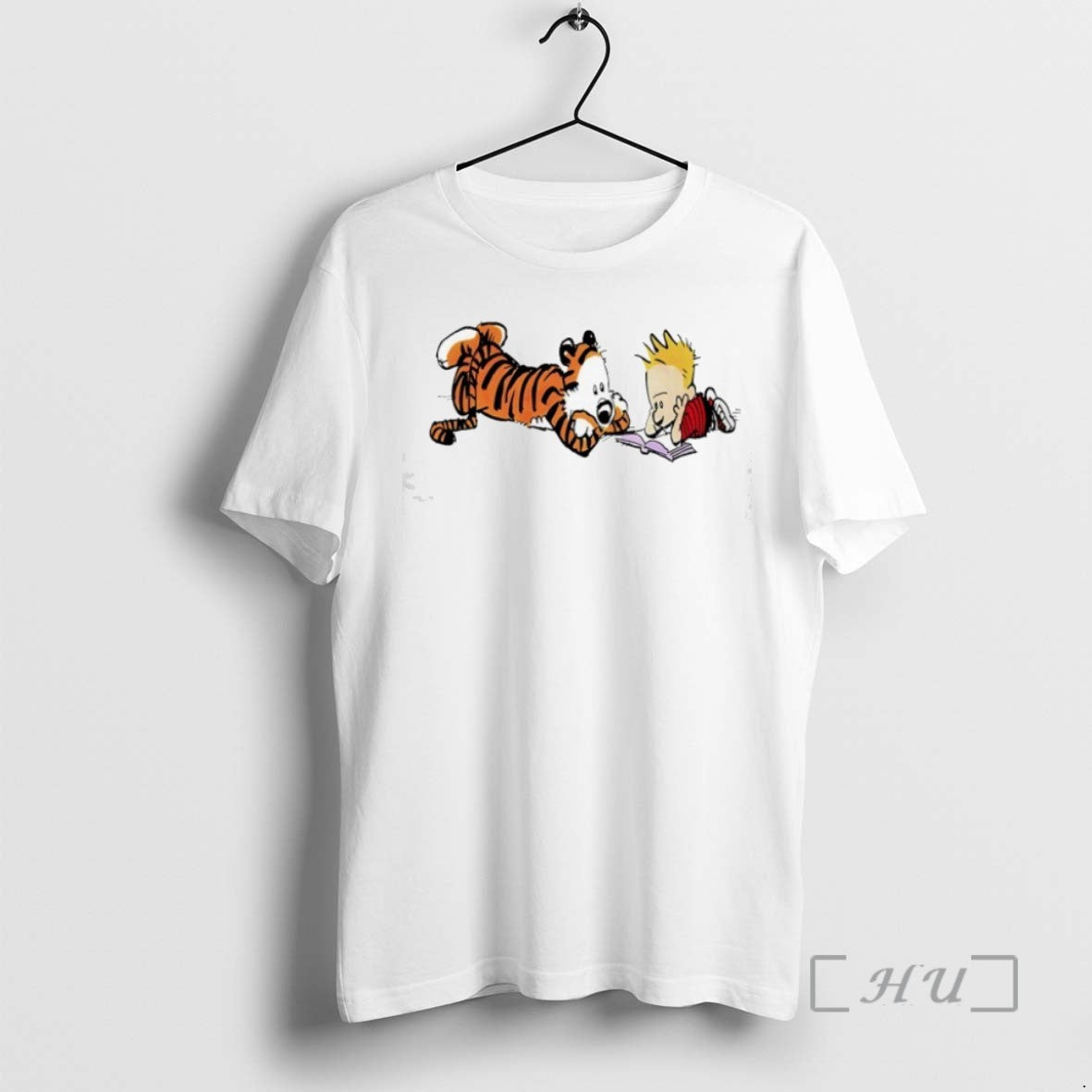 Trending Calvin And Hobbes Reading Book T-Shirts, Hoodie, Sweatshirt | InkRitualCo.com