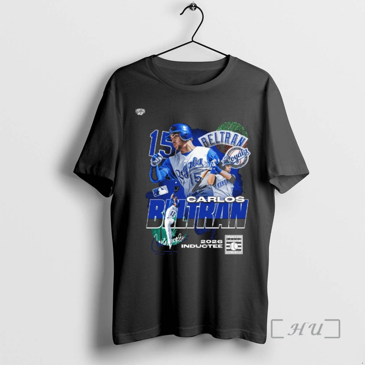 Trending Carlos Beltran Kansas City Royals National Baseball Hall Of Fame 2026 Inductee Signature Premium T-Shirts,...