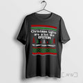Trending Christmas Lights Are A Lot Like Epstein They Didnt Hang Themselves Ugly Premium T-Shirts, Hoodie, Sweatshirt