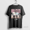 Trending Cotton Bowl Classic 2025 Miami Vs Ohio State Helmet Matchup Premium T Shirts Sweater Hoodie, Sweatshirt