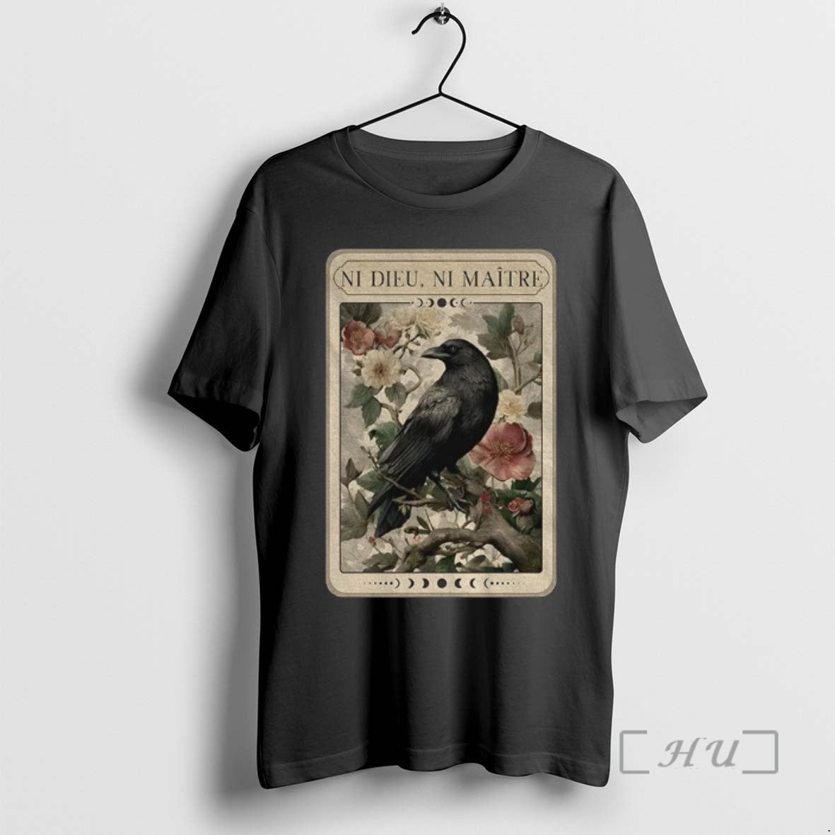 Trending Crow F Caw F Ni Dieu Ni Maitre Card T-Shirts, Hoodie, Sweatshirt | InkRitualCo.com