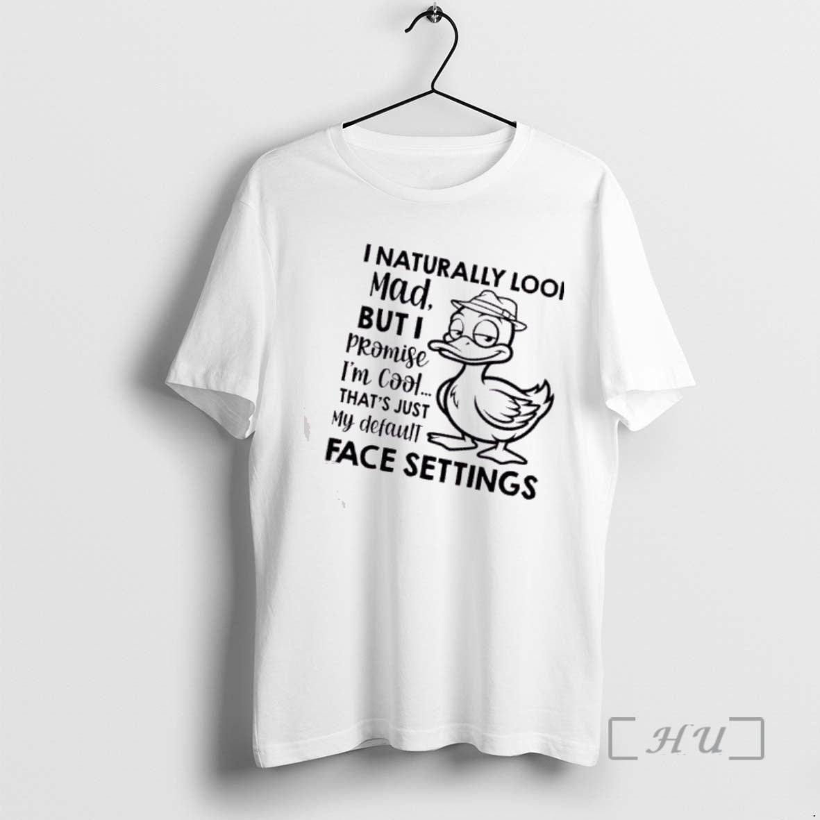 Trending Duck I Naturally Look Mad But I Promise Im Cool Thats Just My Default T-Shirts, Hoodie, Sweatshirt | InkRitualCo.com