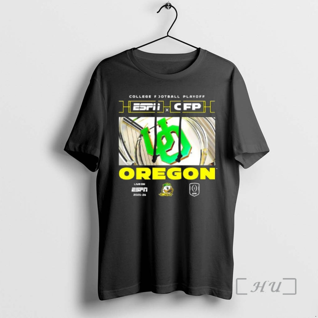 Trending Espn X Cfp Oregon 2025 2026 College Football Playoff T-Shirts, Hoodie, Sweatshirt | InkRitualCo.com