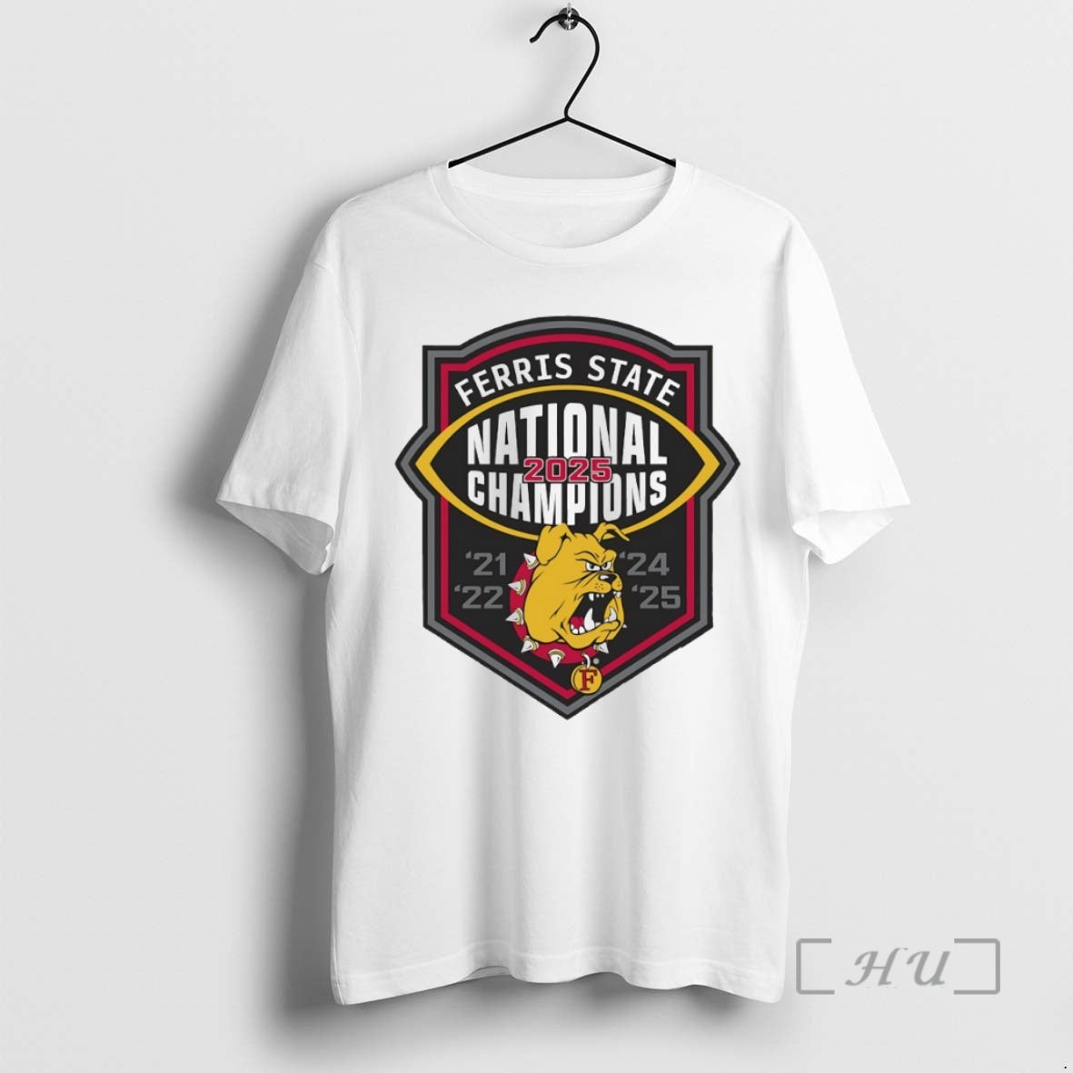 Trending Ferris State Bulldogs 2025 National Champions Logo Circle T-Shirts, Hoodie, Sweatshirt | InkRitualCo.com