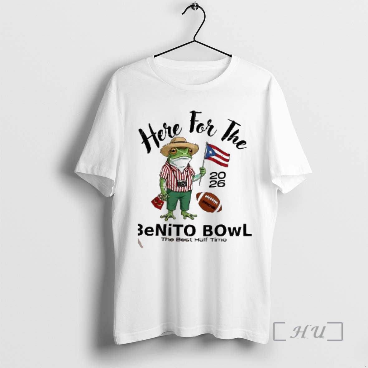 Trending Frog Bad Bunny Here For The Benito Bowl The Best Halftime Show 2026 Premium T-Shirts, Hoodie, Sweatshirt