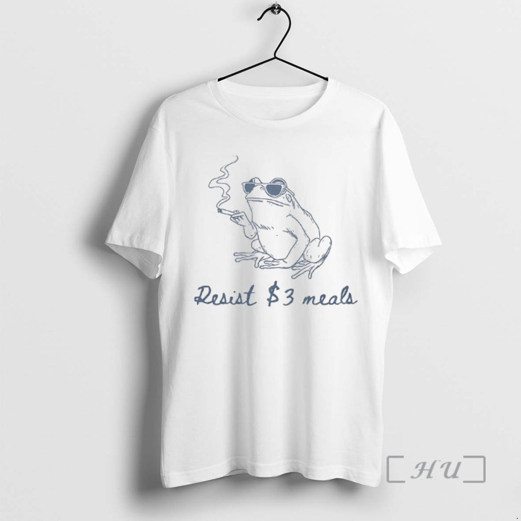 Trending Frog Smoking Resist Three Dollar Struggle Meal T-Shirts, Hoodie, Sweatshirt | InkRitualCo.com